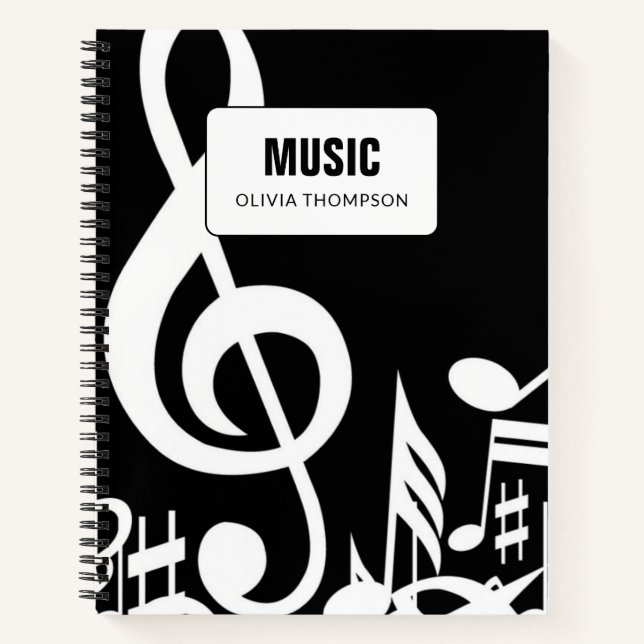 Livre de leçons de musique noire et blanche (Devant)