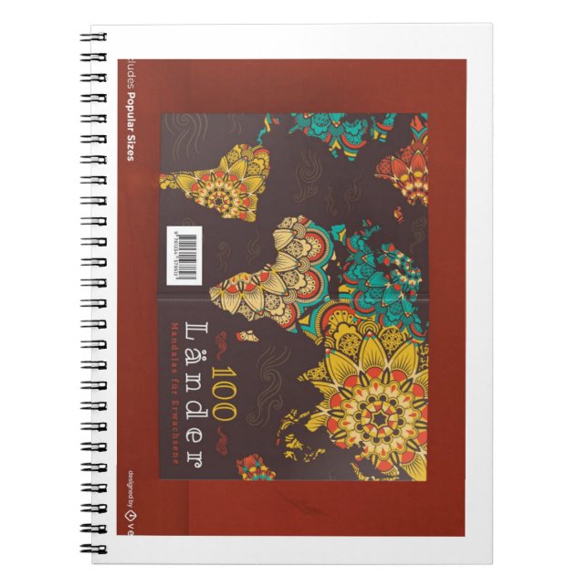 LIVRE DE NOTE SPIRALE DESIGN UNIQUE (Devant)