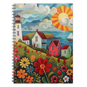 Livre de notes de la Maison de lumière florale Whi