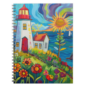 Livre de notes de la Maison de lumière florale Whi