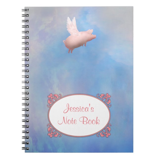 Livre de notes de porc volant (Devant)