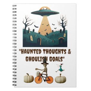 Livre de notes "Hauned Thoughts & Ghoulish Goals"