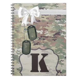 Livre de notes personnalisé Armée OCP Camo Camo Un