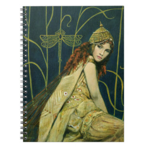 Livre de notes sur la nymphe décorative