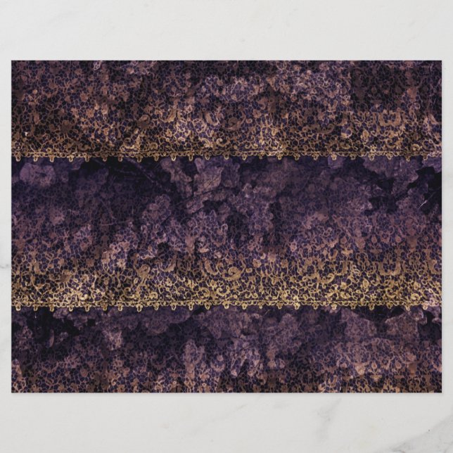 Livre de papier Junkjournal Gothic Lace (Devant)