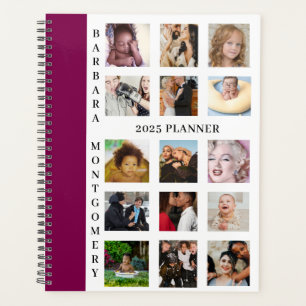 Livre de planificateur personnalisé 2025, 15 de vo