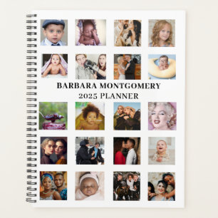 Livre de planificateur personnalisé 2025, 20 de vo