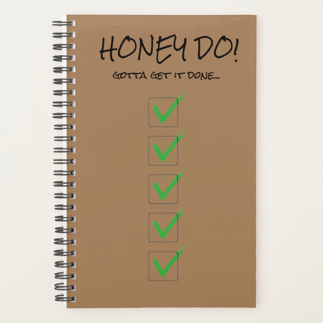 Livre de planification "HONEY DO" (Devant)