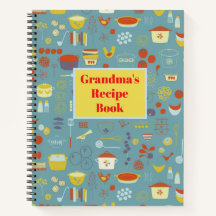 Livre de recette Retro personnalisable