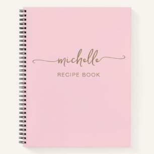 Livre de recettes à la signature nominative en mon