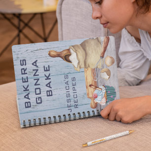 Livre de recettes à l'aquarelle Recettes de pâtiss