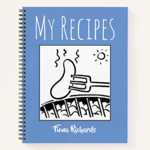 Livre de recettes avec le nom du propriétaire