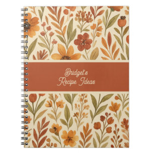 Livre de recettes botaniques Golden Harvest + Nom