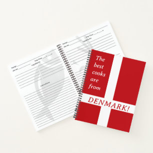 Livre de recettes danois personnalisable