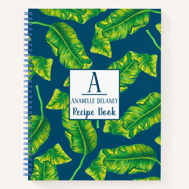Livre de recettes de bananes Feuilles de l'île tro (Devant)