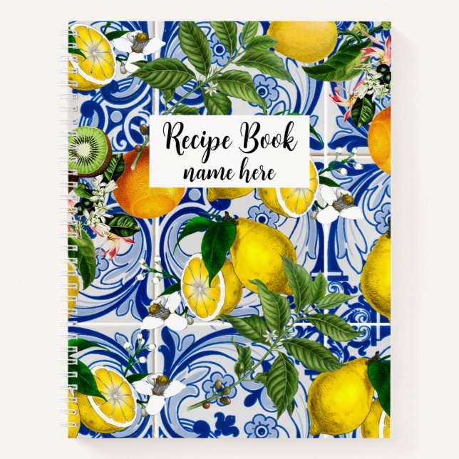Livre de recettes de citrons méditerranéens person (Devant)