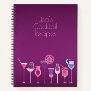 Livre de recettes de cocktails personnalisables