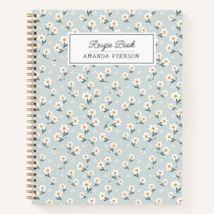 Livre de recettes de daisy Blue Cute