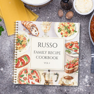 Livre de recettes de famille illustration de la no