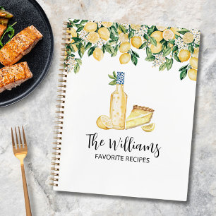 Livre de recettes de famille Monogram Citron Jaune