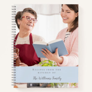 Livre de recettes de famille personnalisé avec pho