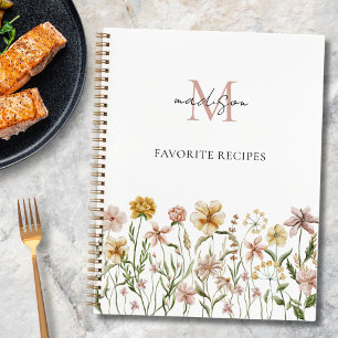 Livre de recettes de fleurs sauvages à aquarelle p