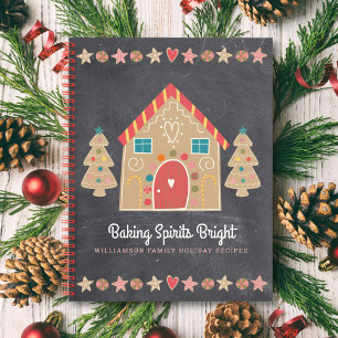 Livre de recettes de gingerbread rustique tableau
