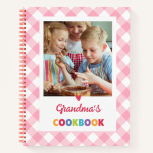 Livre de recettes de grand-mère PERSONNALISÉ (AJOU