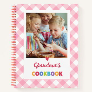 Livre de recettes de grand-mère PERSONNALISÉ (AJOU