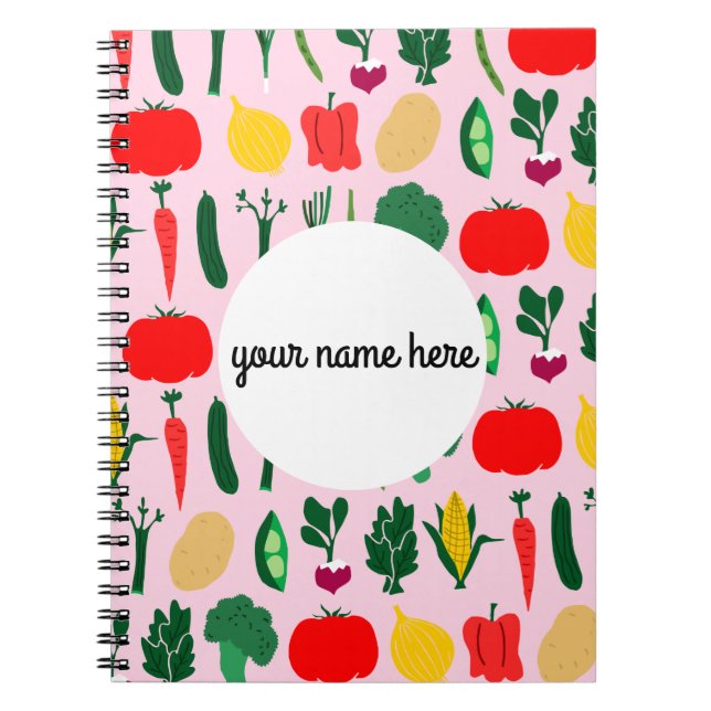 Livre de recettes de légumes personnalisés (Devant)