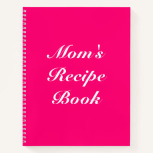 Livre de recettes de maman personnalisée Fête de