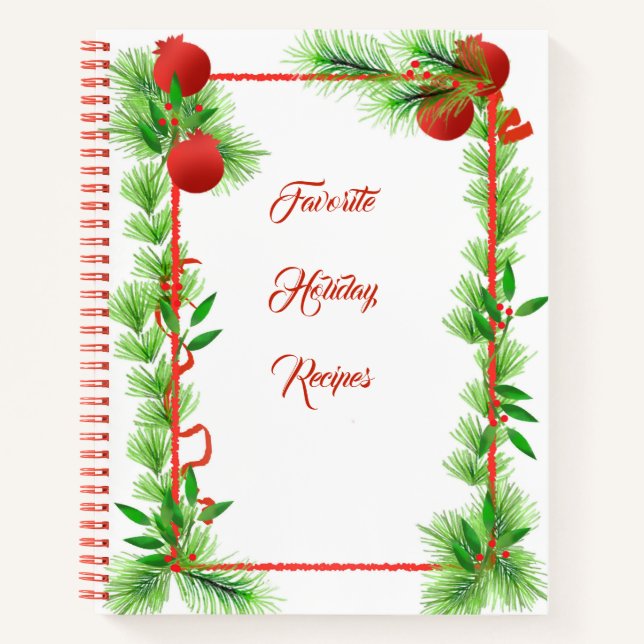 Livre de recettes de Noël (Devant)