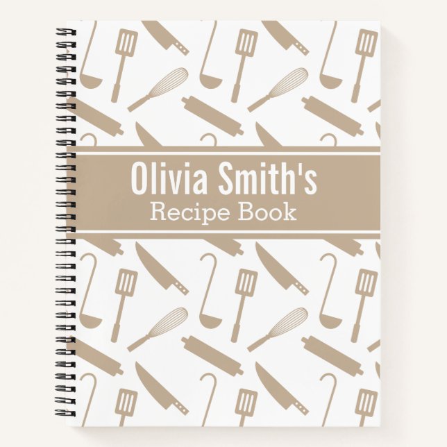 Livre de recettes d'ustensiles de Cuisines moderne (Devant)