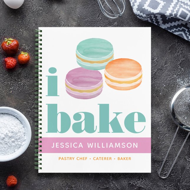 Livre de recettes Macaron Turquoise Purple Orange (Créateur téléchargé)