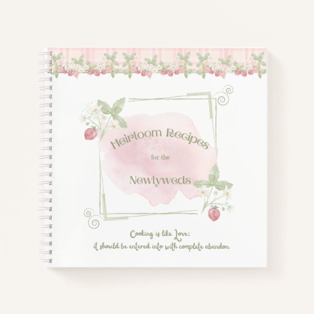 Livre de recettes mariage (Devant)