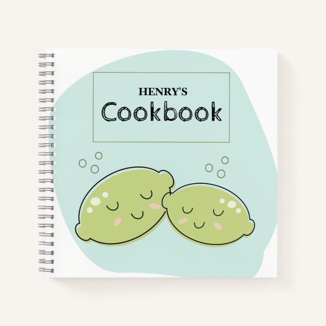 Livre de recettes mignonne à écrire (limites) (Devant)