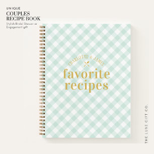 Livre de recettes Moderne tendance en bleu En vich