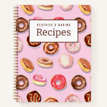 Livre de recettes personnalisable Donut Delight