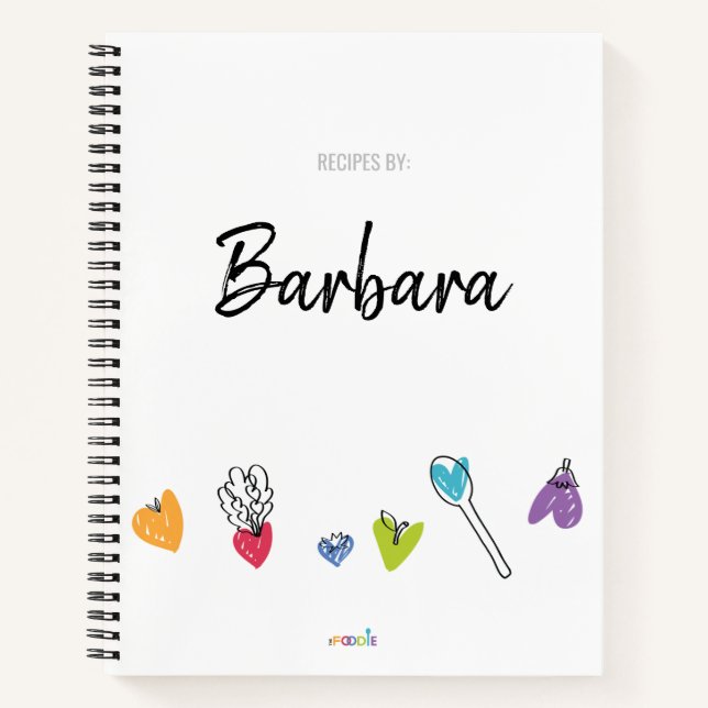 Livre de recettes personnalisé (Devant)