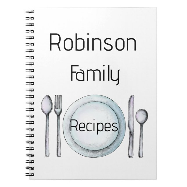 Livre de recettes personnalisé (Devant)