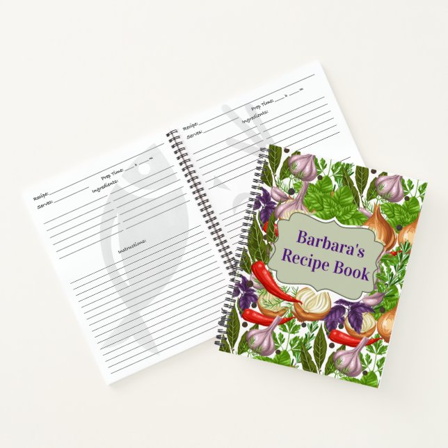 Livre de recettes personnalisé (Intérieur)