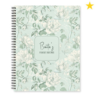 Livre de Recettes Personnalisé avec Fleur de Toile