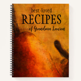 Livre de recettes personnalisées de l'art de la po