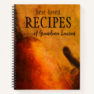 Livre de recettes personnalisées de l'art de la po