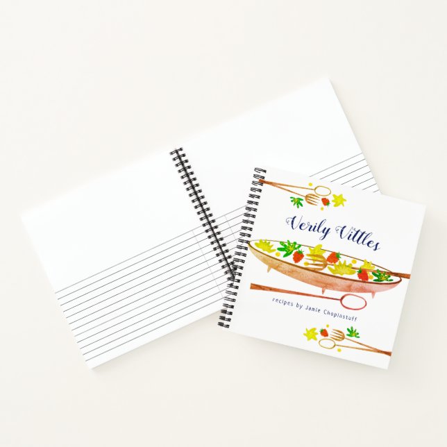 Livre de recettes personnalisées de salade de fram (Intérieur)
