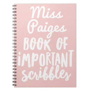 LIVRE DE SCRIBBLES IMPORTANTS