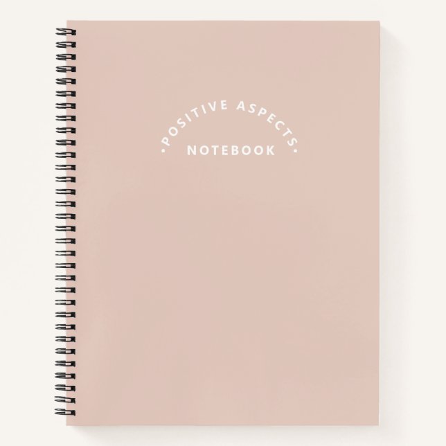 Livre des aspects positifs Carnet simple (Devant)