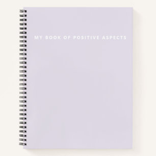 Livre des aspects positifs Carnet simple