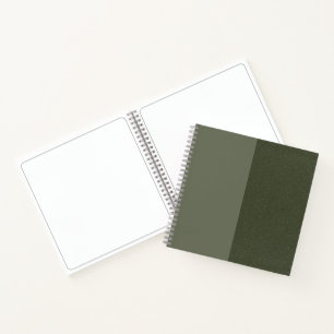 Livre d'esquisse texturé Moss Green - personnalisa