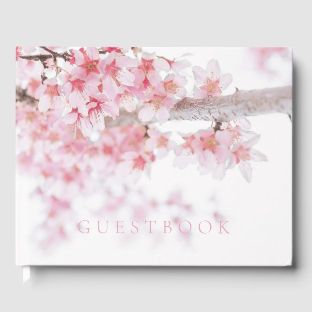 LIVRE D'HÔTES : CHERRY BLOSSOMS (Recto)